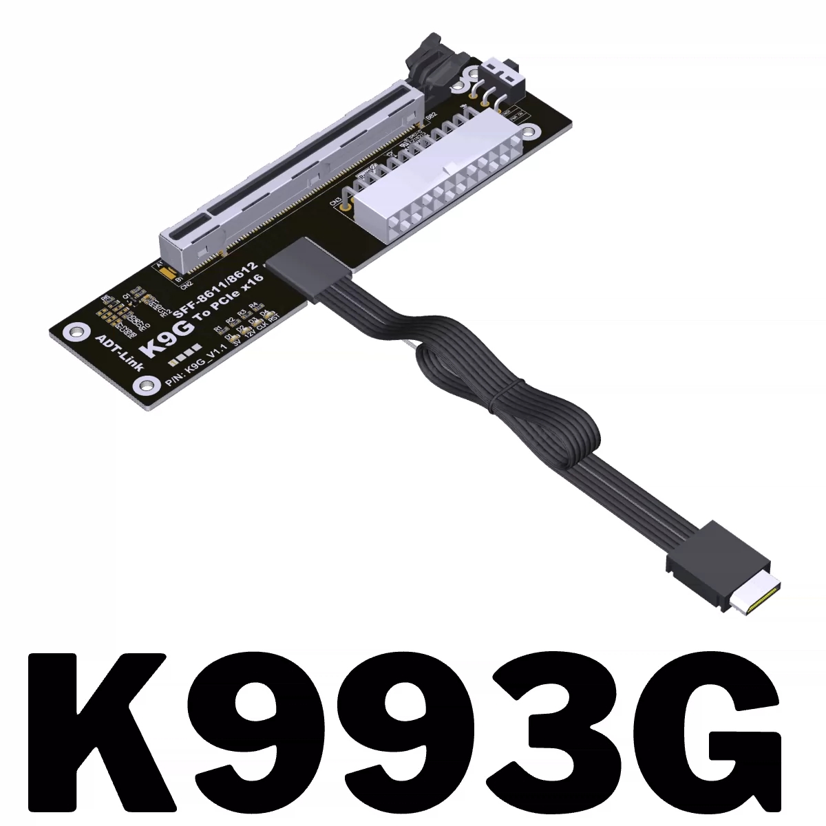 Oculink Egpu Mini Pc - K993G-BK7 PCI-E 5.0 x4 naar OCuLink