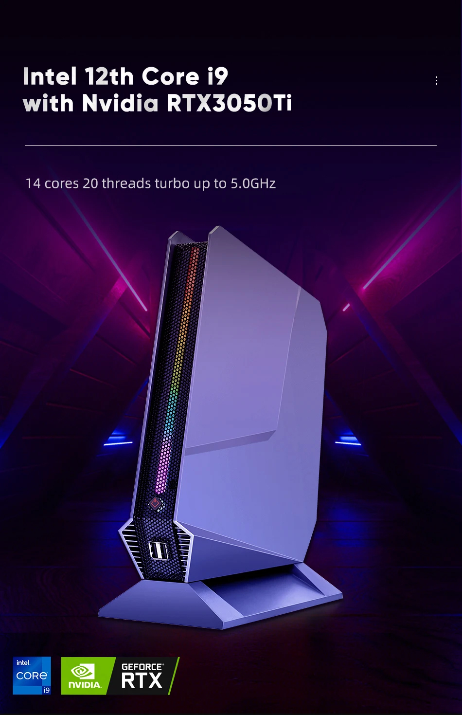 Intel Core I9 13900H Mini Pc - Gaming Mini PC met Intel Core