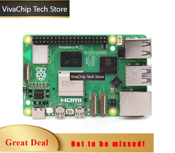 Raspberry Pi 5 8Gb Board - VivaCTRaspberry Pi 5e generatie 5B ontwikkelbord