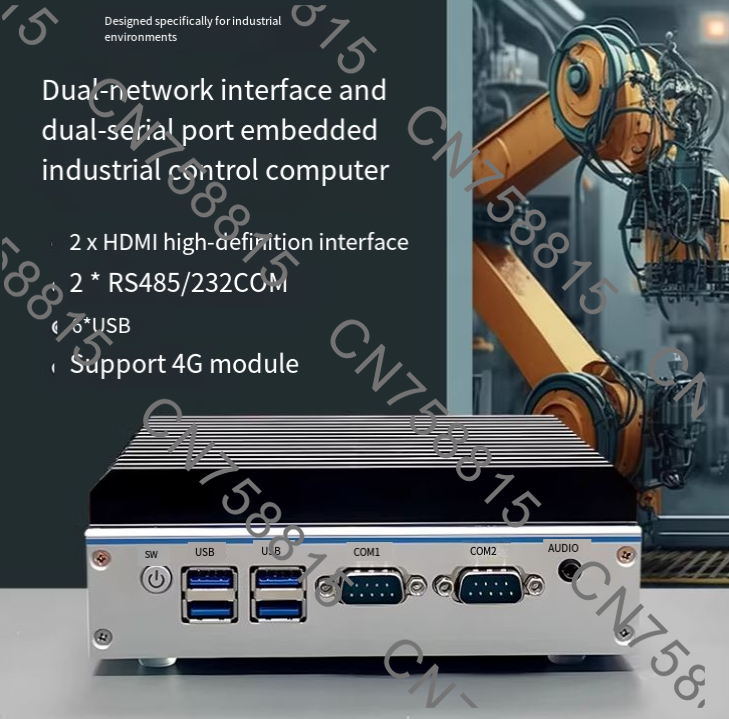 Fanless Industrial Pc Rs485 Core I7 - Dual LAN/Seriële RS485, ventilatorloze volledig ingesloten