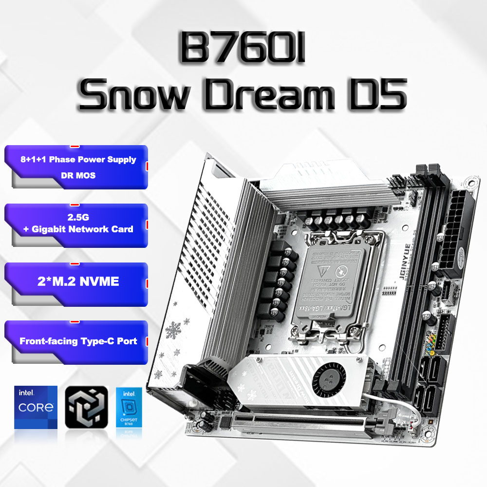 Lga1700 Itx Motherboard Ddr5 - B760i ARGB WIFI DDR5 Moederbord mini