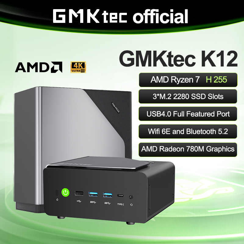 Oculink Egpu Mini Pc - GMKtec K12 Mini-pc AMD Ryzen ™