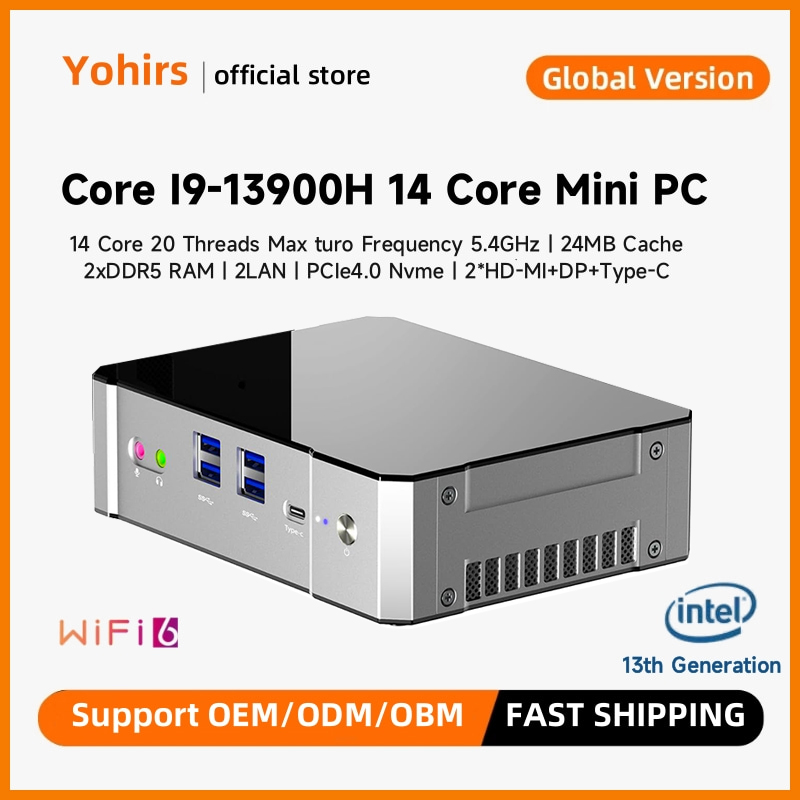 Intel Core I9 13900H Mini Pc - Yohirs 13e generatie i9 13900H i7