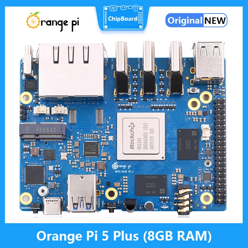 Oranje Pi 5 Plus 8 GB RAM RK35 - Orange Pi 5 Plus 16Gb recensie en prijs