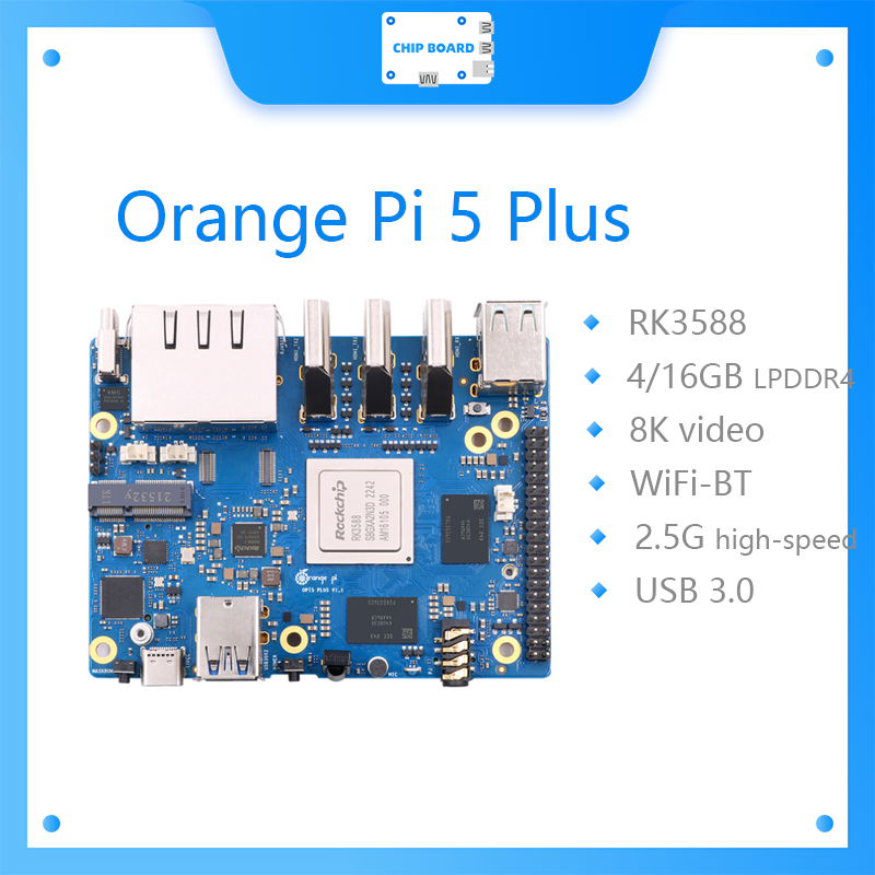 Orange Pi 5 Plus Single Board  - Orange Pi 5 Plus 16Gb recensie en prijs