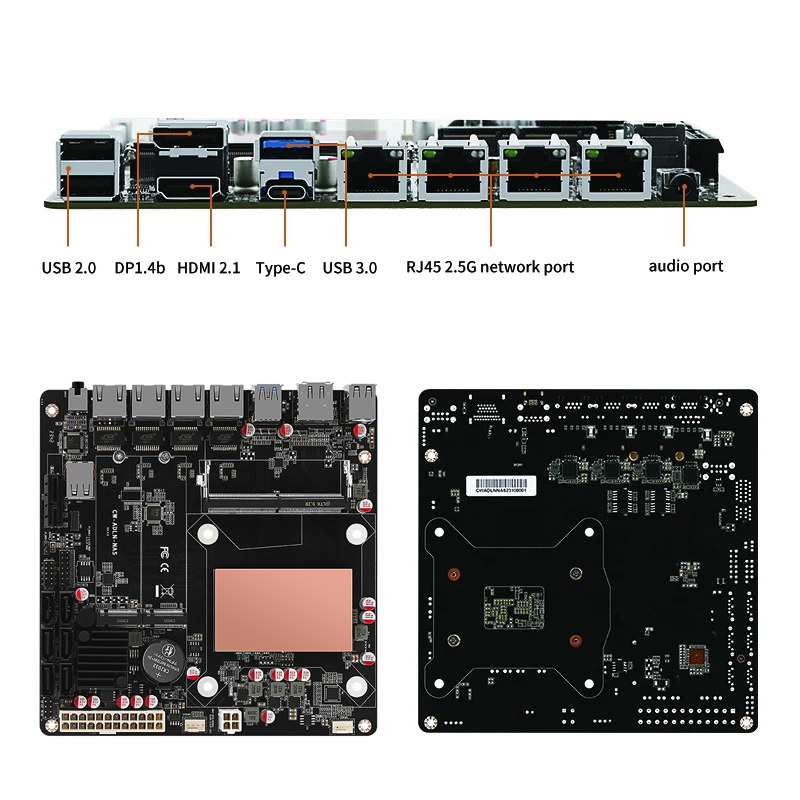 ITX N150 moederbord NAS set Al - Nas Motherboard 8 Sata Mini Itx recensie en prijs