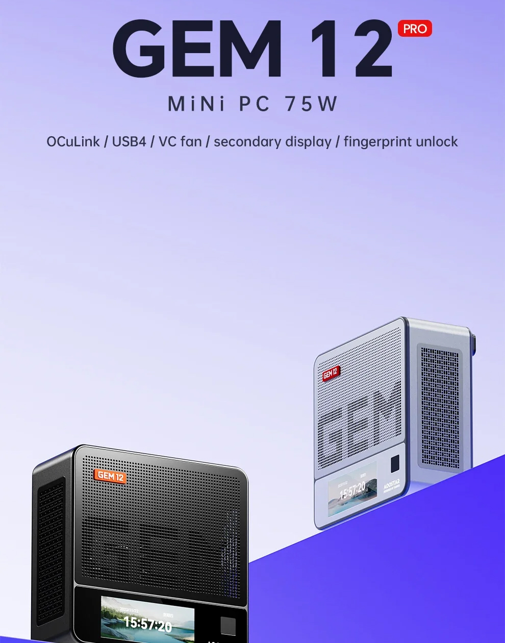 GEM12 Pro AMD Ryzen 7 8845HS G - Amd Ryzen 7 7840Hs Mini Pc recensie en prijs
