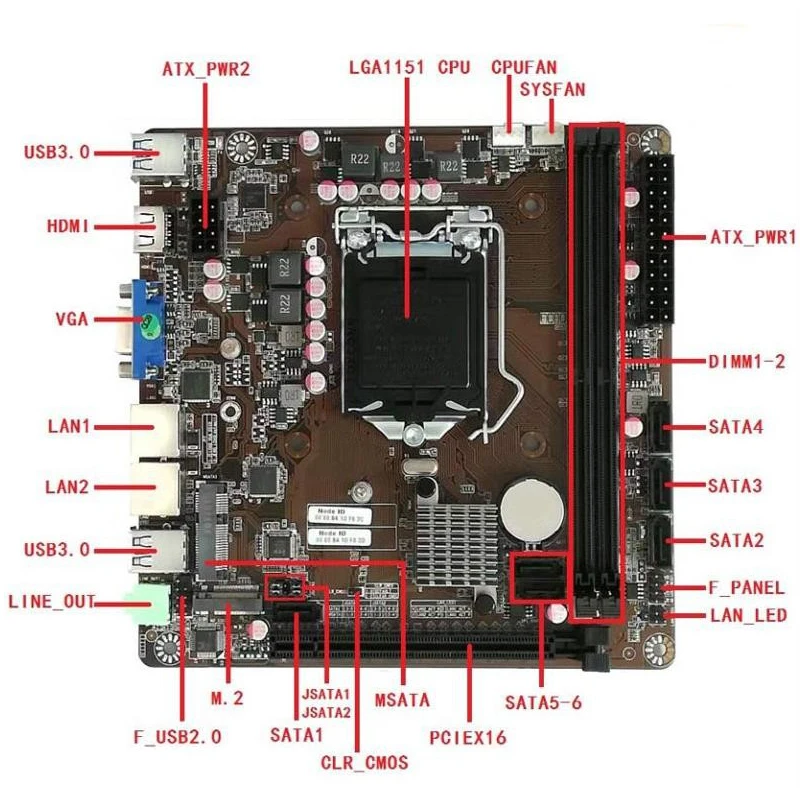 B365 Mini-ITX moederbord LGA 1 - Nas Motherboard 8 Sata Mini Itx recensie en prijs