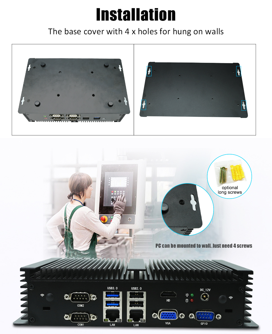 Fanless Embedded PC Intel Core - Fanless Industrial Pc Rs485 Core I7 recensie en prijs