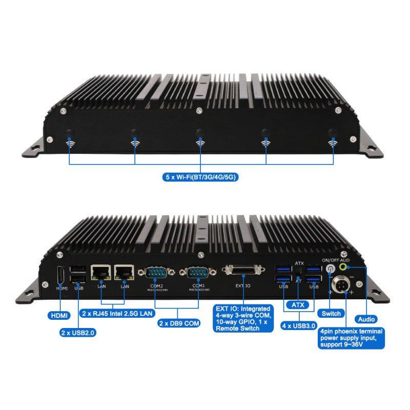 Robuuste ventilatorloze indust - Fanless Industrial Pc Rs485 Core I7 recensie en prijs