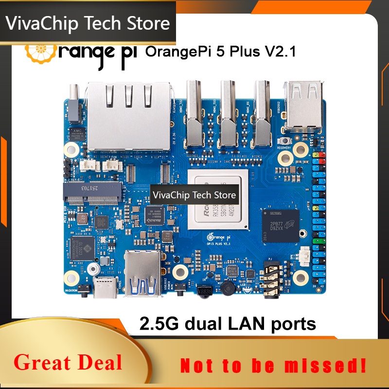 VivaCTOrange Pi 5 Plus V2.1 Ve - Orange Pi 5 Plus 16Gb recensie en prijs