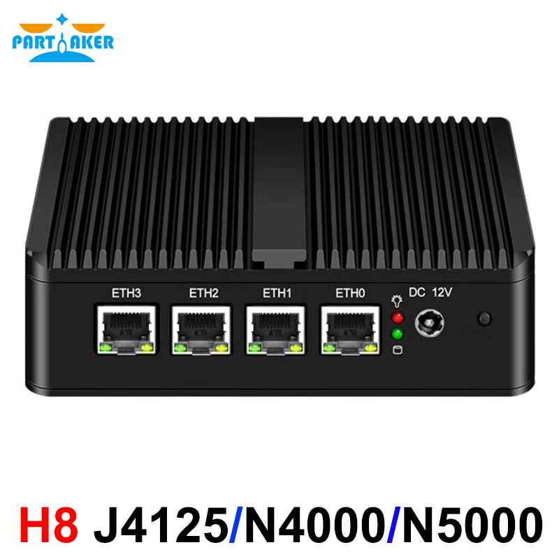 Partaker Fanless pfSense Route - Pfsense Firewall Router 2.5G 4 I226 recensie en prijs