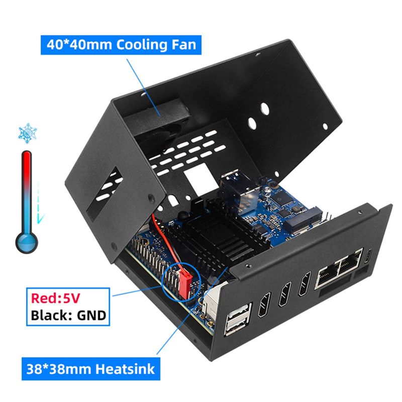 A29F-Metal Case Hoge Kwaliteit - Orange Pi 5 Plus 16Gb recensie en prijs